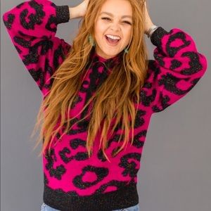Crazy Train leopard hoodie